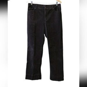 Tahari Vintage Brown Corduroy Trouser Pants 12